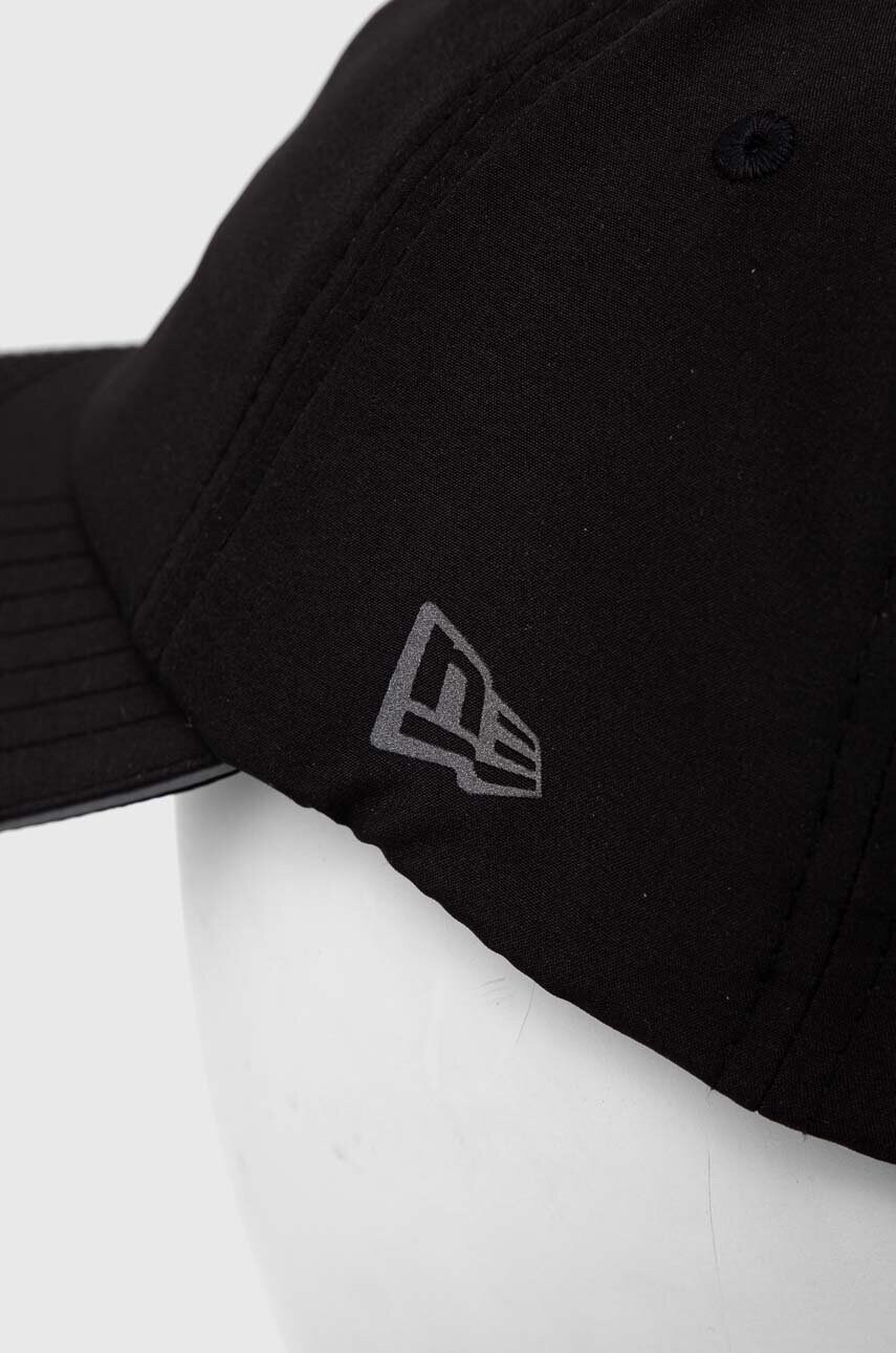 Кепка New Era колір чорний однотонна