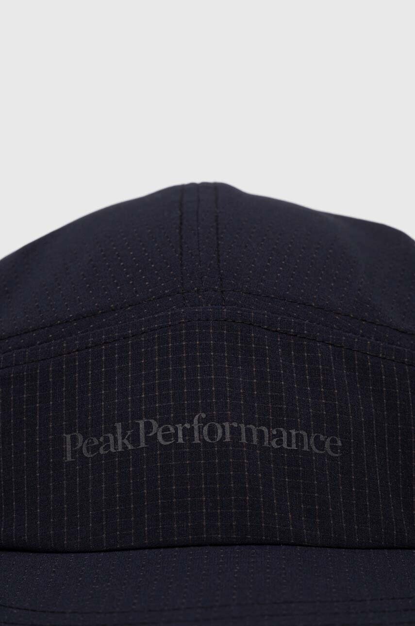 Кепка Peak Performance колір чорний однотонна