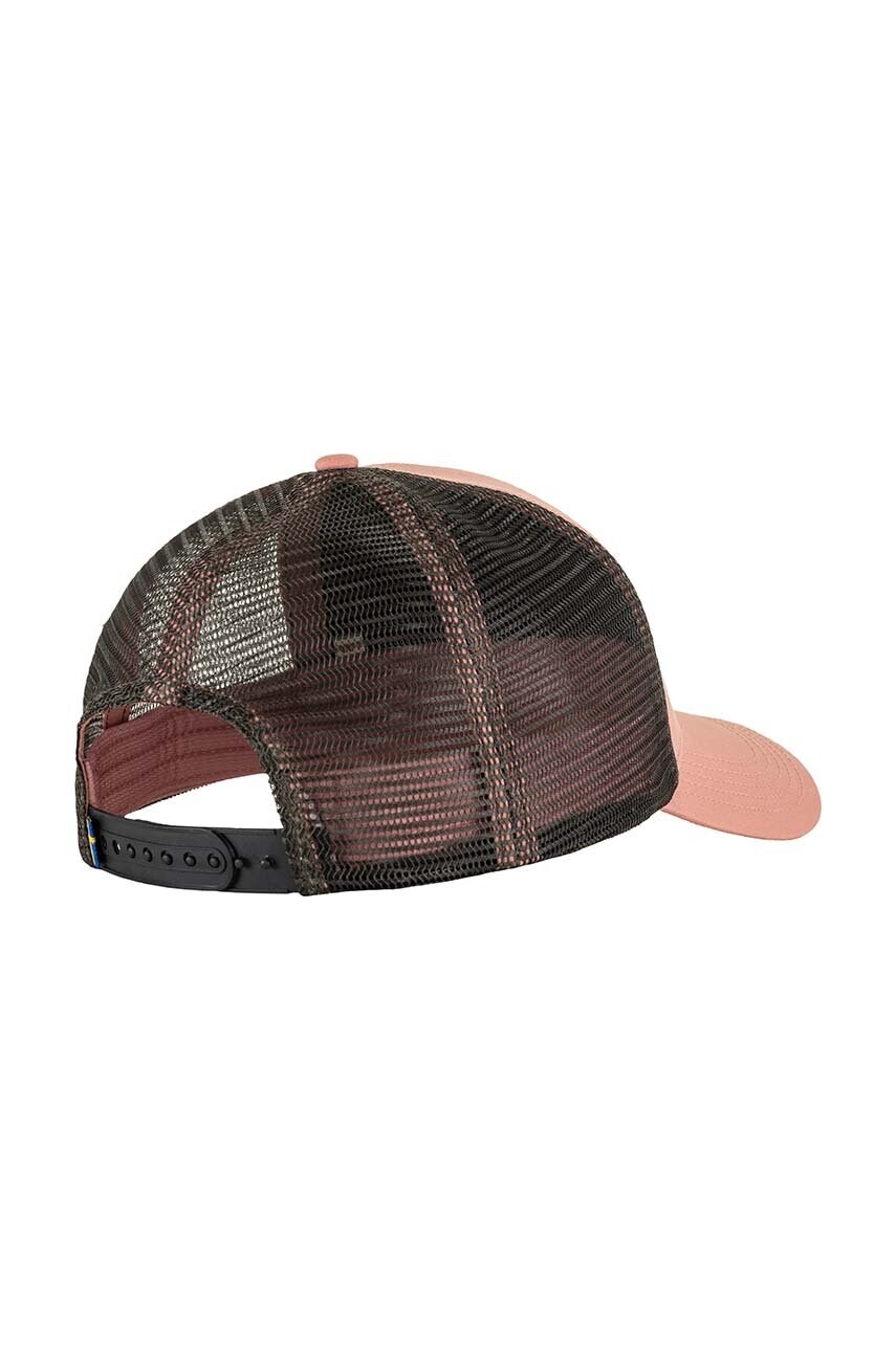 Кепка Fjallraven 1960 Logo Langtradarkeps колір рожевий з аплікацією F78138.300