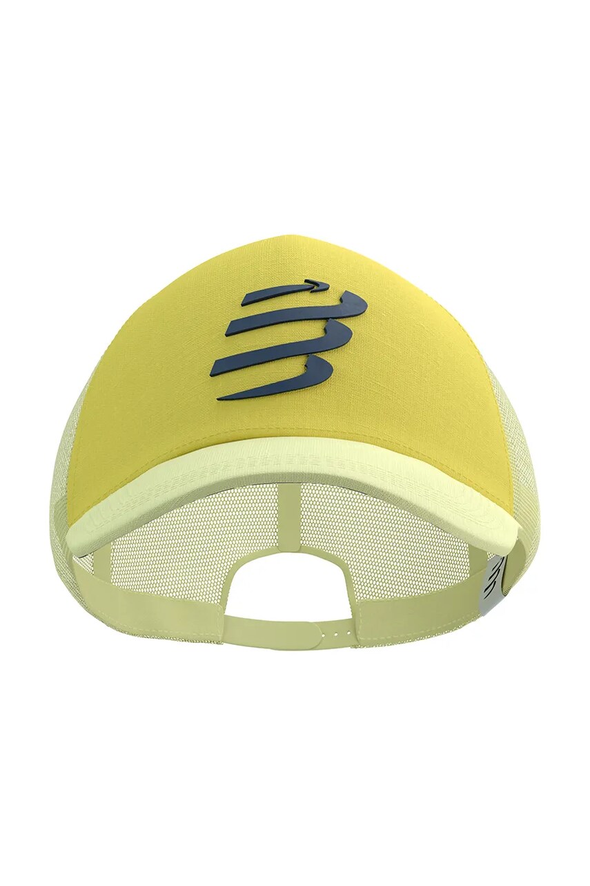 Кепка Compressport Trucker Cap колір жовтий візерунок XHWU4190