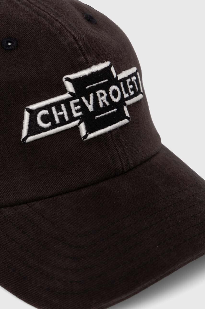Кепка American Needle GM Chevrolet колір чорний з аплікацією SMU738A