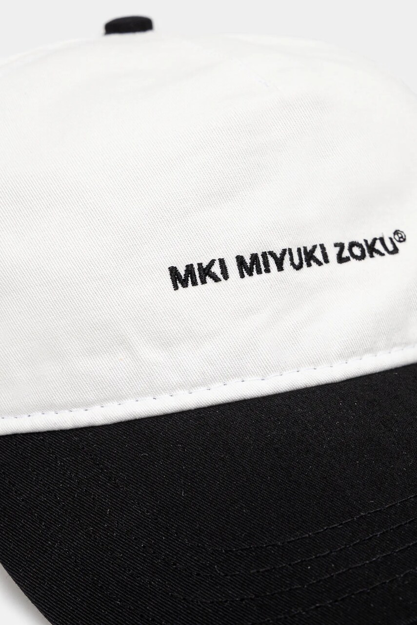 Бавовняна бейсболка MKI MIYUKI ZOKU Classic Ball Cap колір бежевий з аплікацією CLASSIC.BALL.CAP