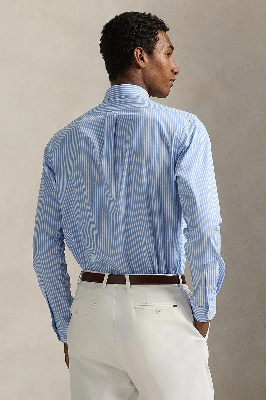 Сорочка Polo Ralph Lauren чоловіча slim комір button-down 710929344