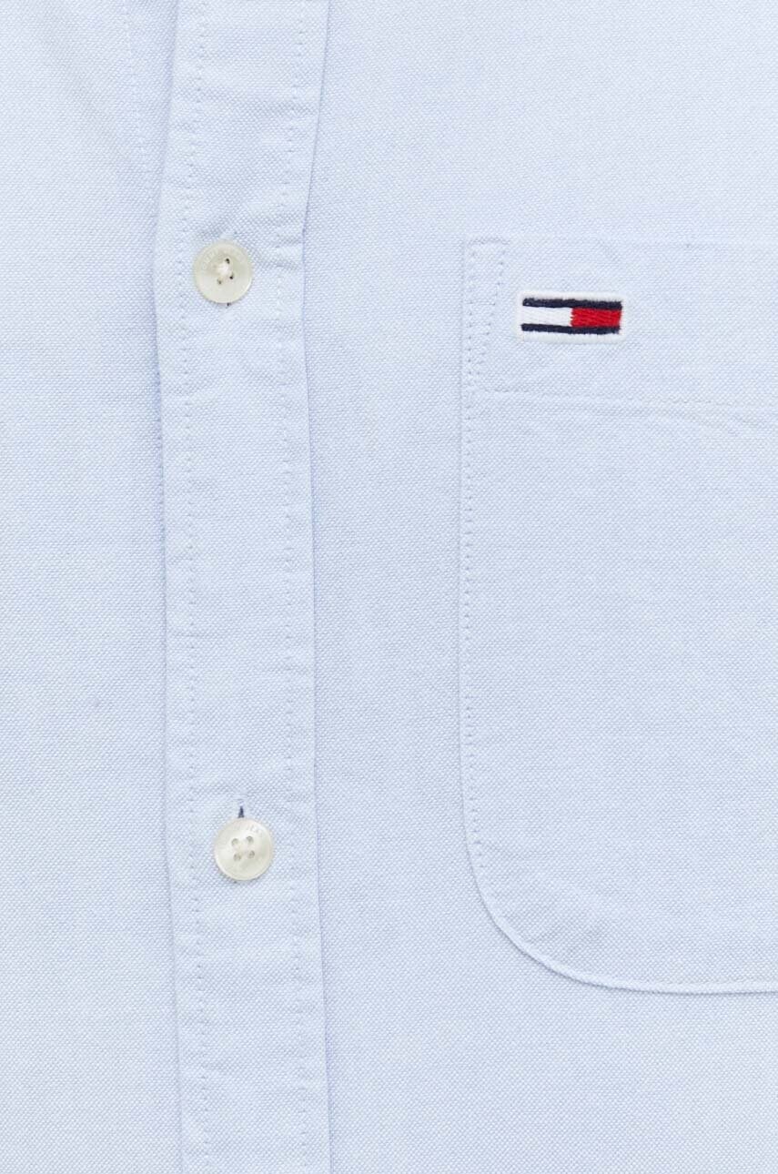 Бавовняна сорочка Tommy Jeans чоловіча regular комір button-down