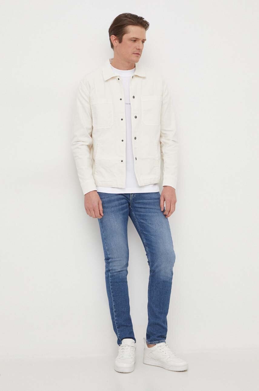 Куртка-сорочка Pepe Jeans LILO колір бежевий перехідна PM308288