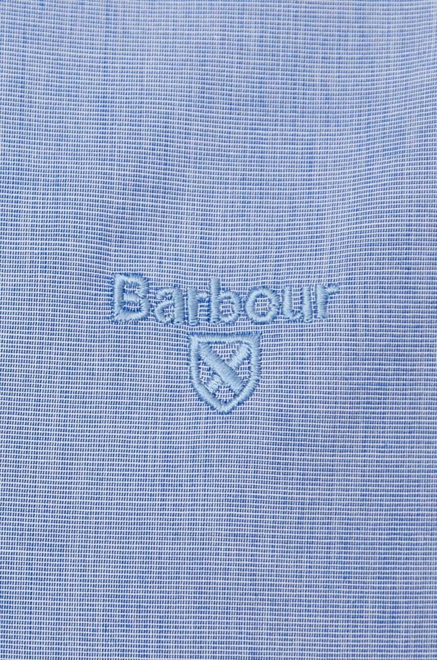Бавовняна сорочка Barbour чоловіча regular комір button-down