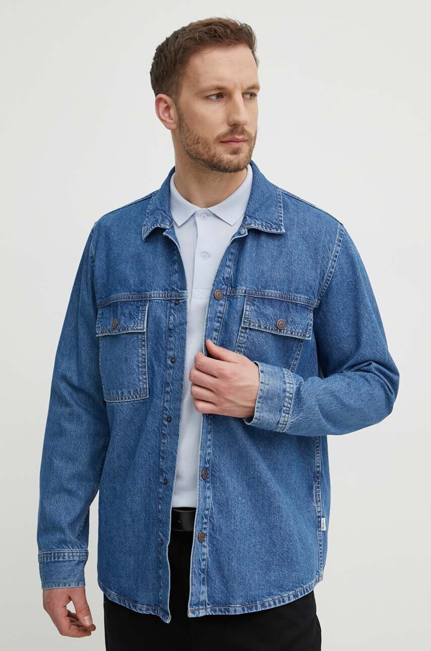 Джинсова сорочка Pepe Jeans BRIGHTON чоловіча regular класичний комір PM308519