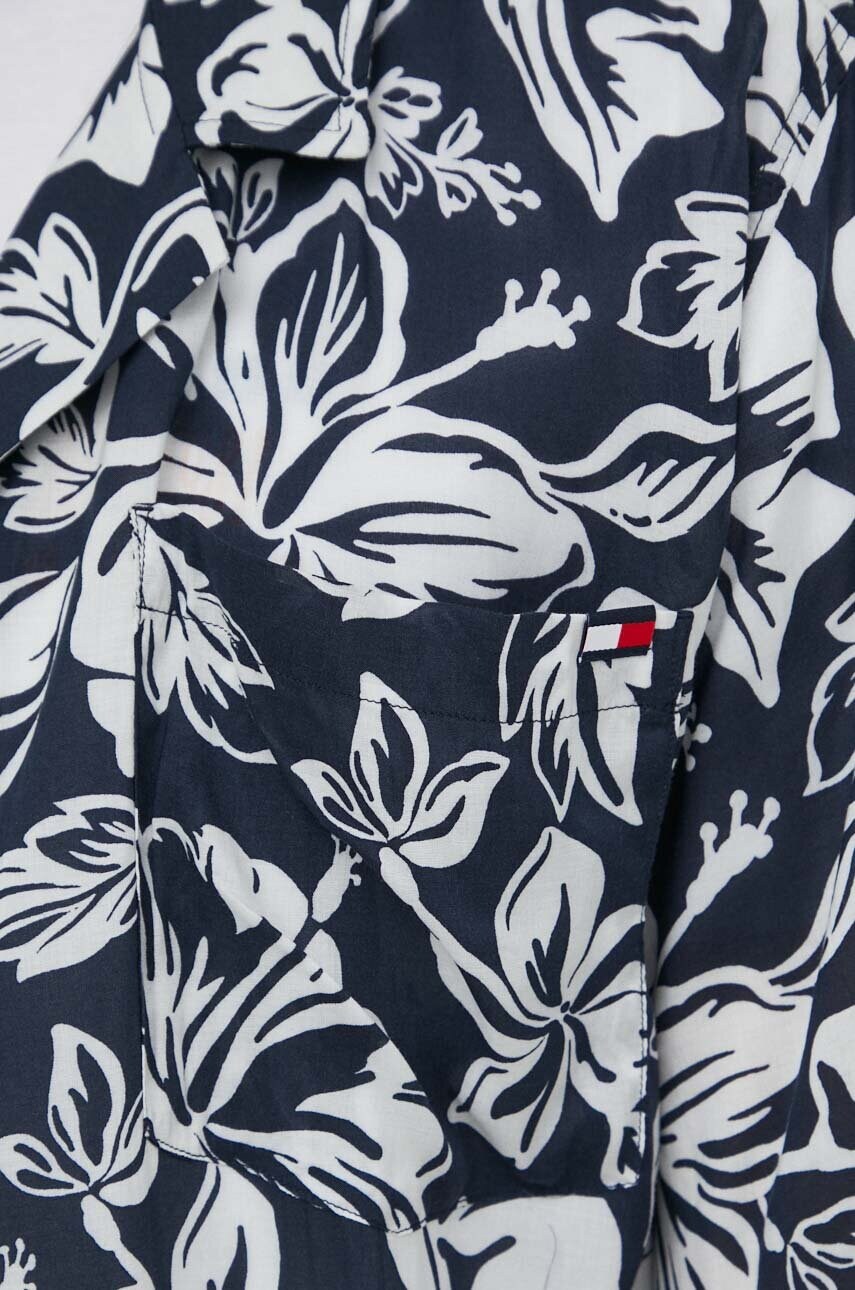 Сорочка Tommy Hilfiger чоловіча колір синій relaxed UM0UM03227