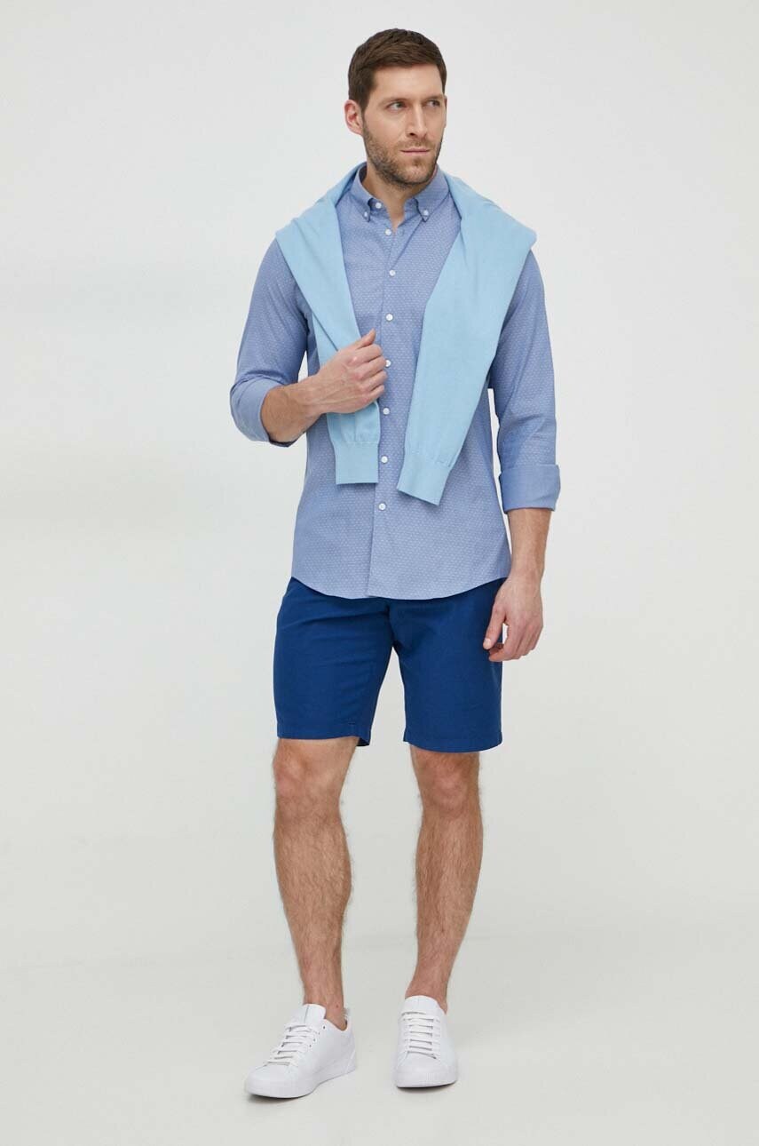 Сорочка Calvin Klein чоловіча slim комір button-down