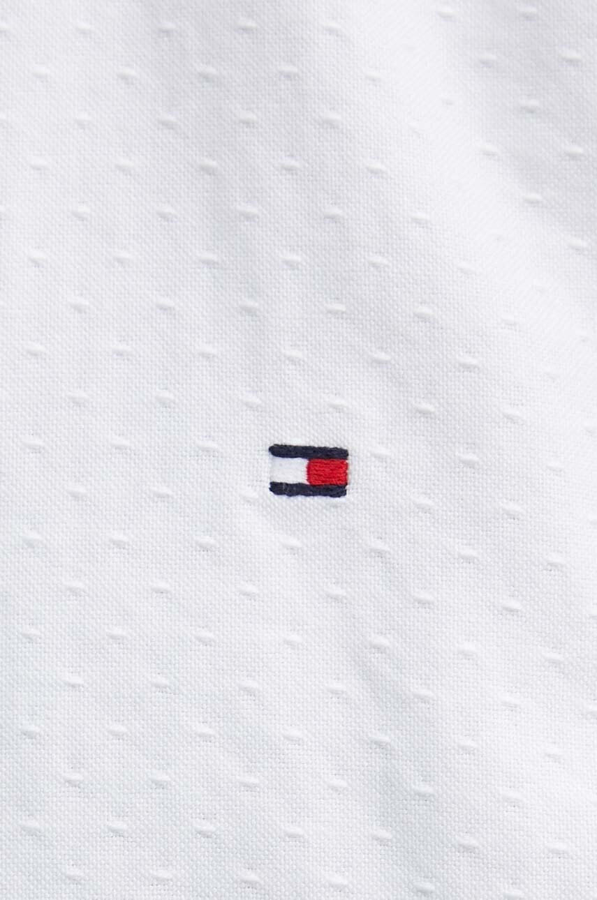 Бавовняна сорочка Tommy Hilfiger чоловіча колір білий regular комір button-down MW0MW36204