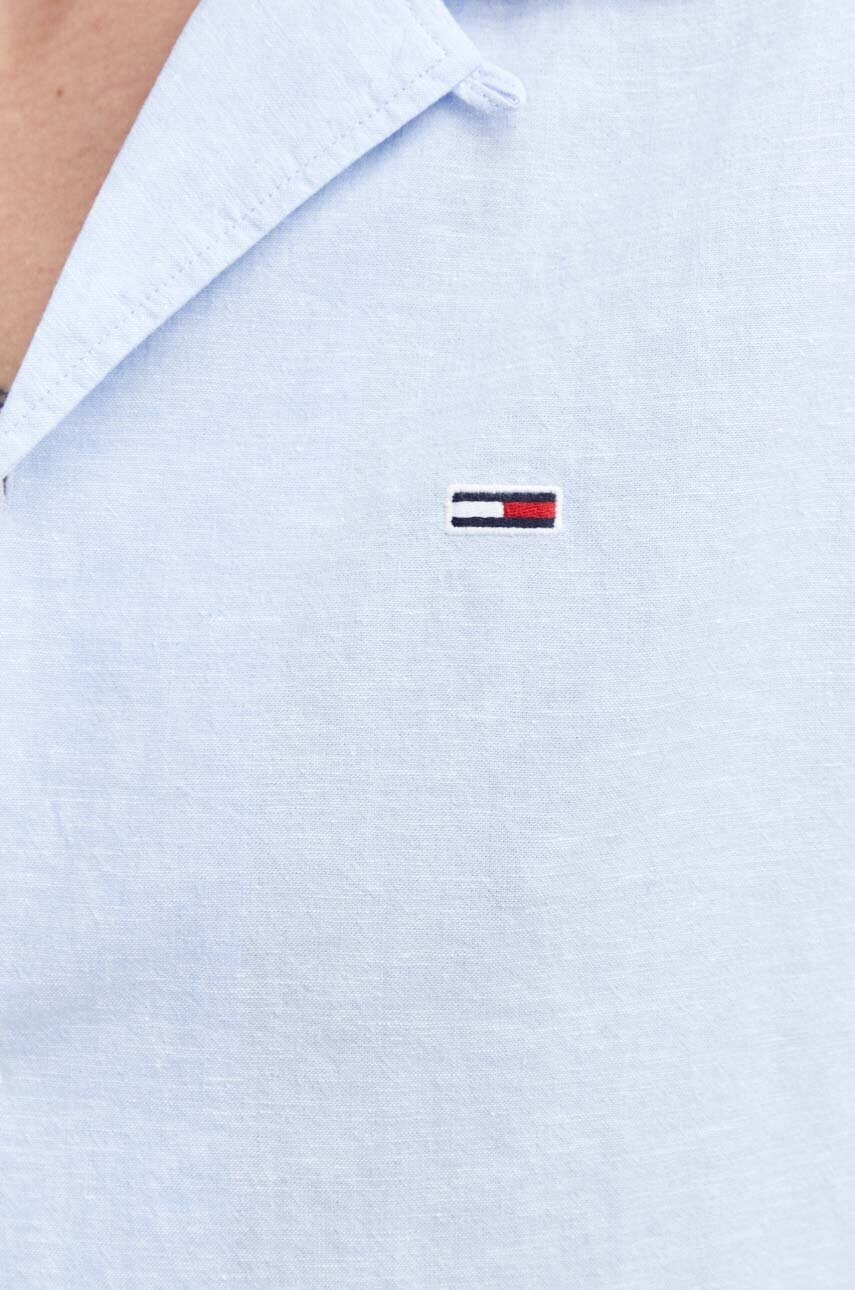 Сорочка з домішкою льону Tommy Jeans regular