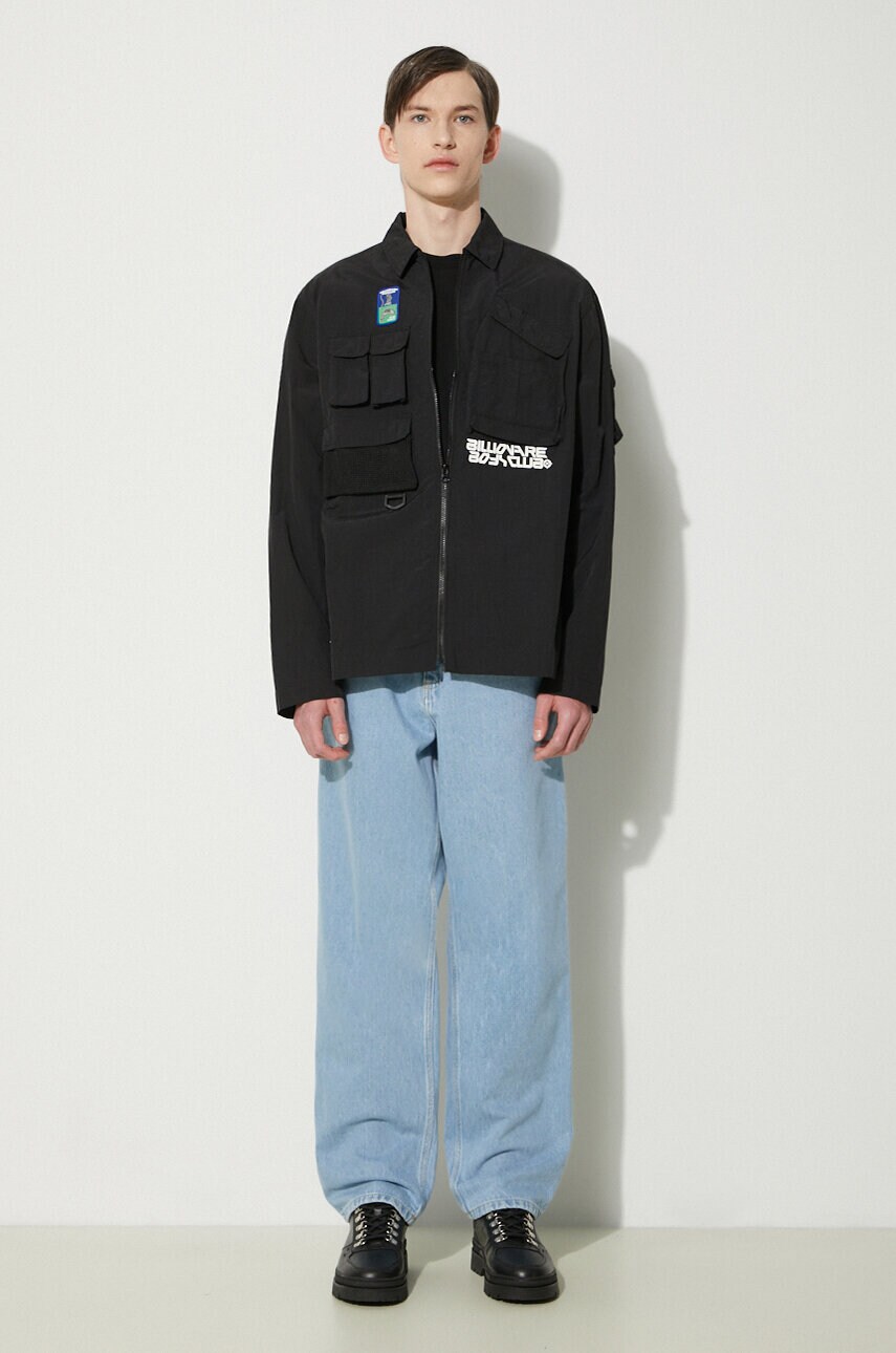 Куртка Billionaire Boys Club Multi Pocket Overshirt чоловіча колір чорний перехідна B24239