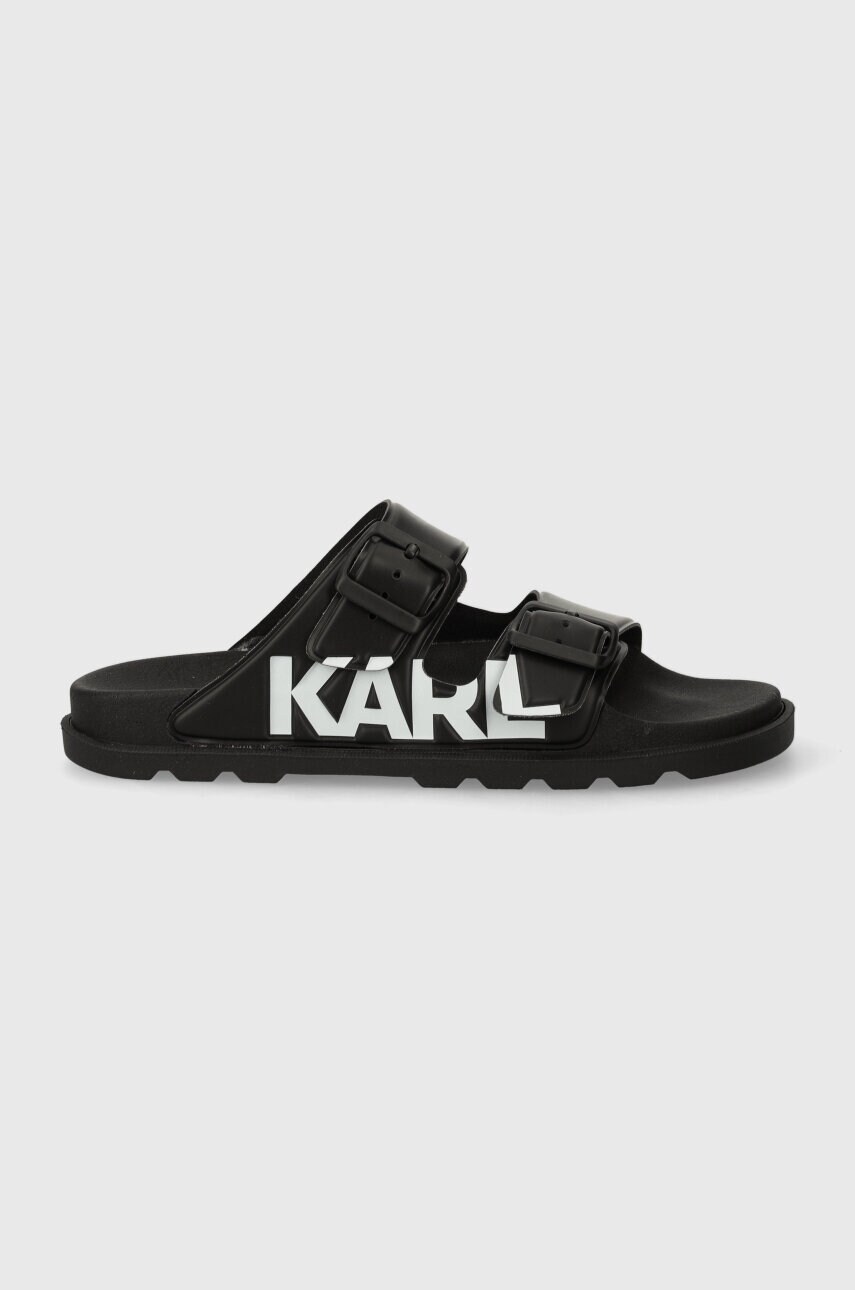 Купити Шльопанці Karl Lagerfeld KONDO TRED жіночі колір чорний KL80978 – головне зображення
