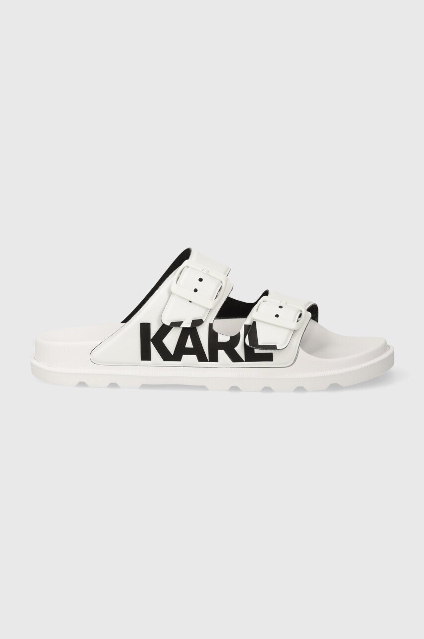 Шльопанці Karl Lagerfeld KONDO TRED жіночі колір білий KL80978