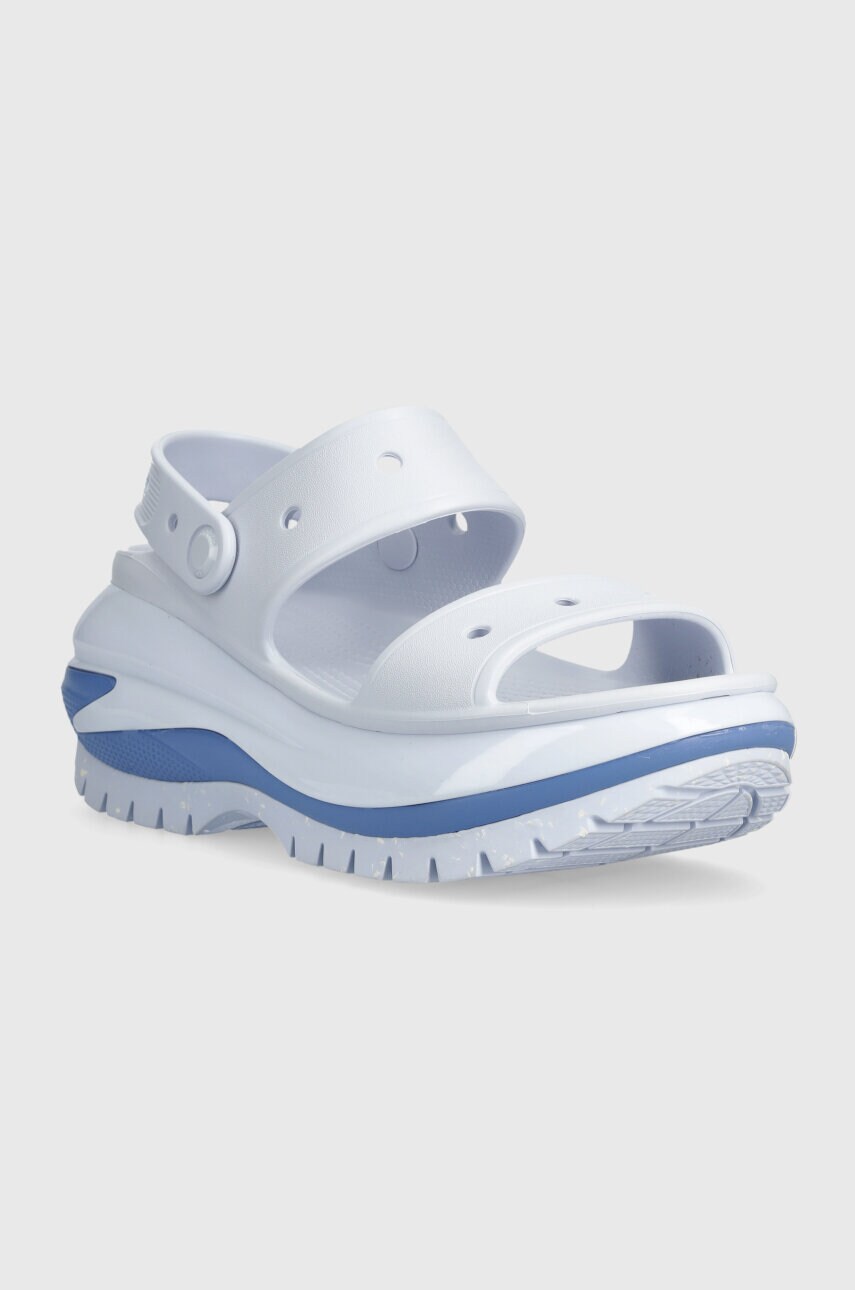 Шльопанці Crocs Classic Mega Crush Sandal жіночі на платформі 207989