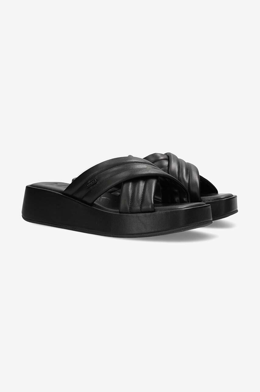 Шльопанці Mexx Nono жіночі колір чорний на платформі MIBN1604041W