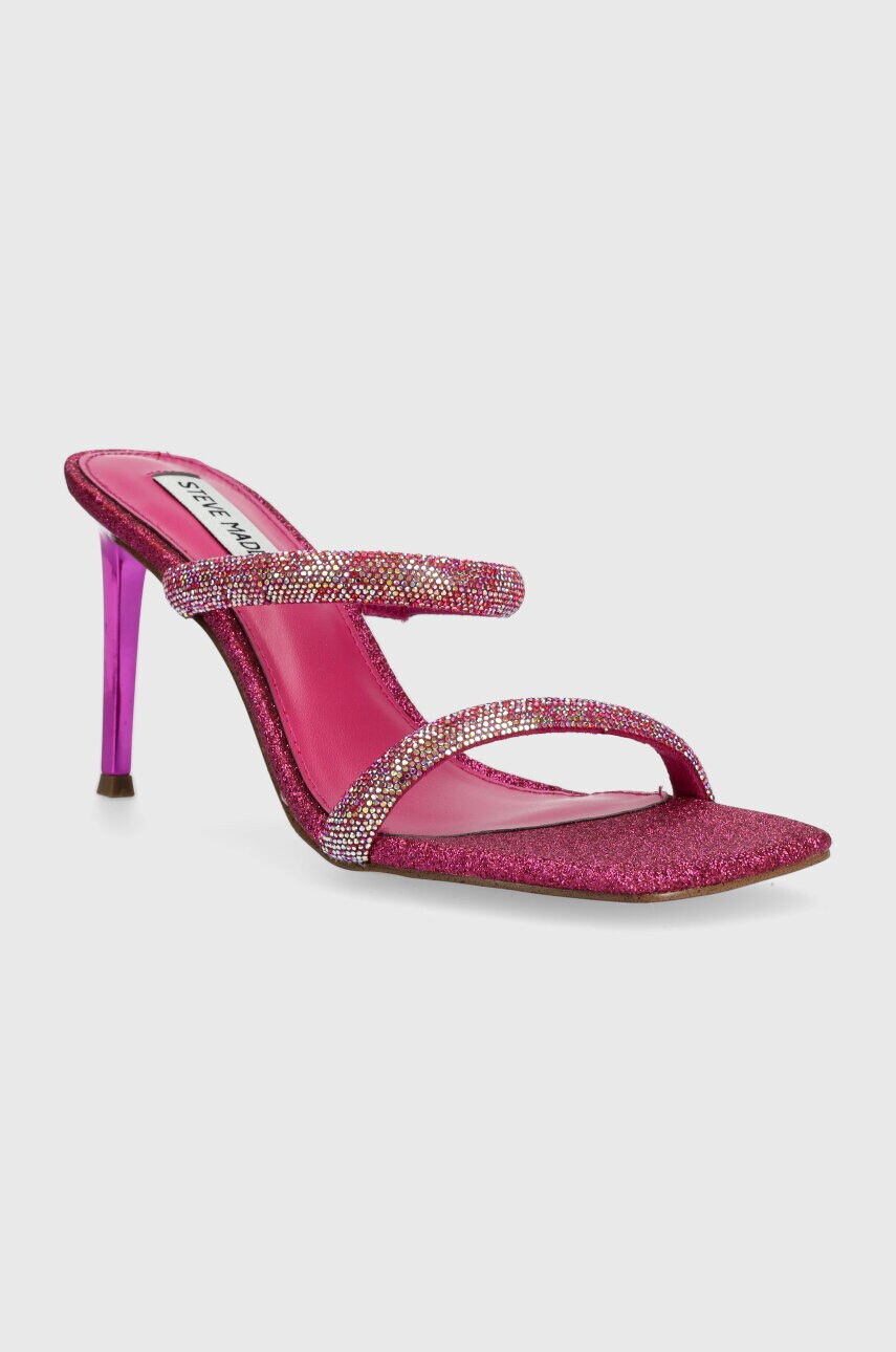 Шльопанці Steve Madden Emporium-R жіночі колір рожевий на шпильці SM11002984