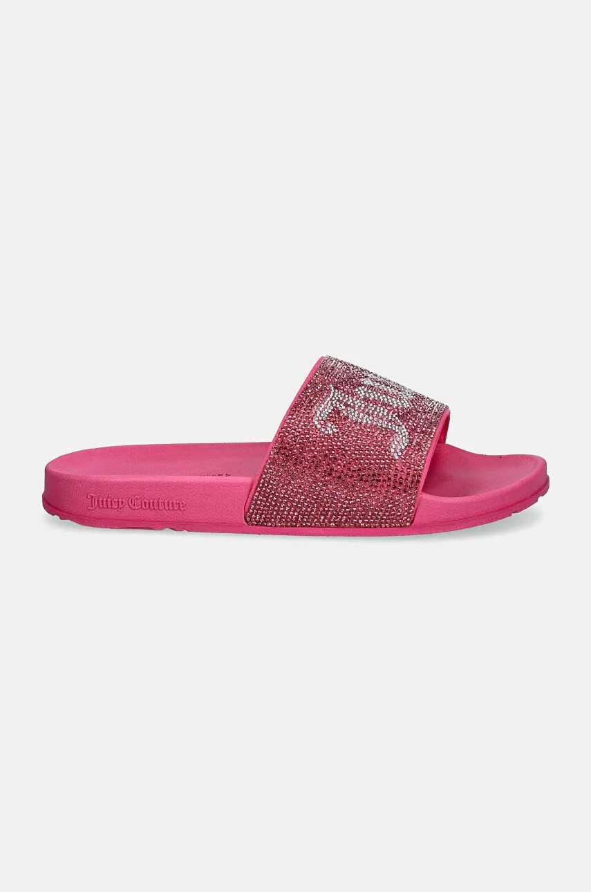 Шльопанці Juicy Couture DONNA DIAMANTE жіночі колір рожевий JCFYL222054