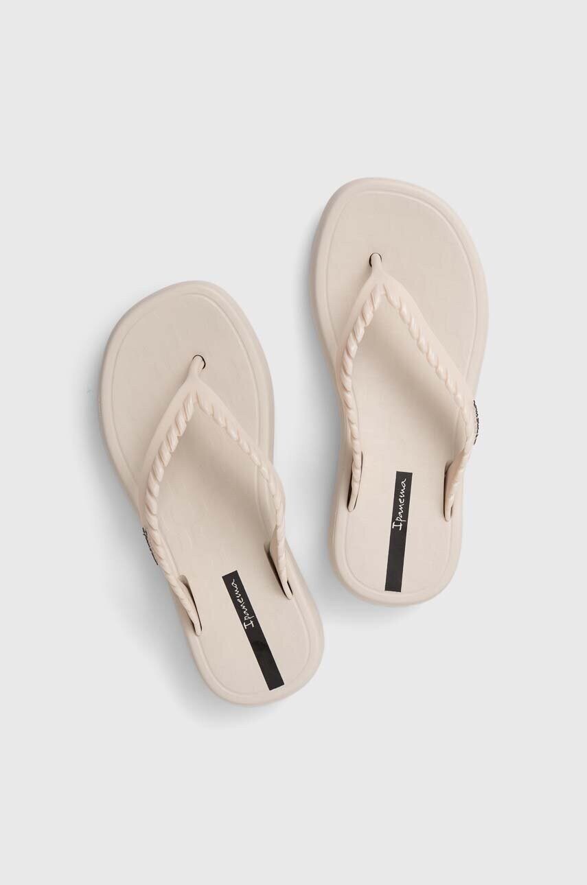 В'єтнамки Ipanema VERANO FEM жіночі колір бежевий на платформі 27079-AP901