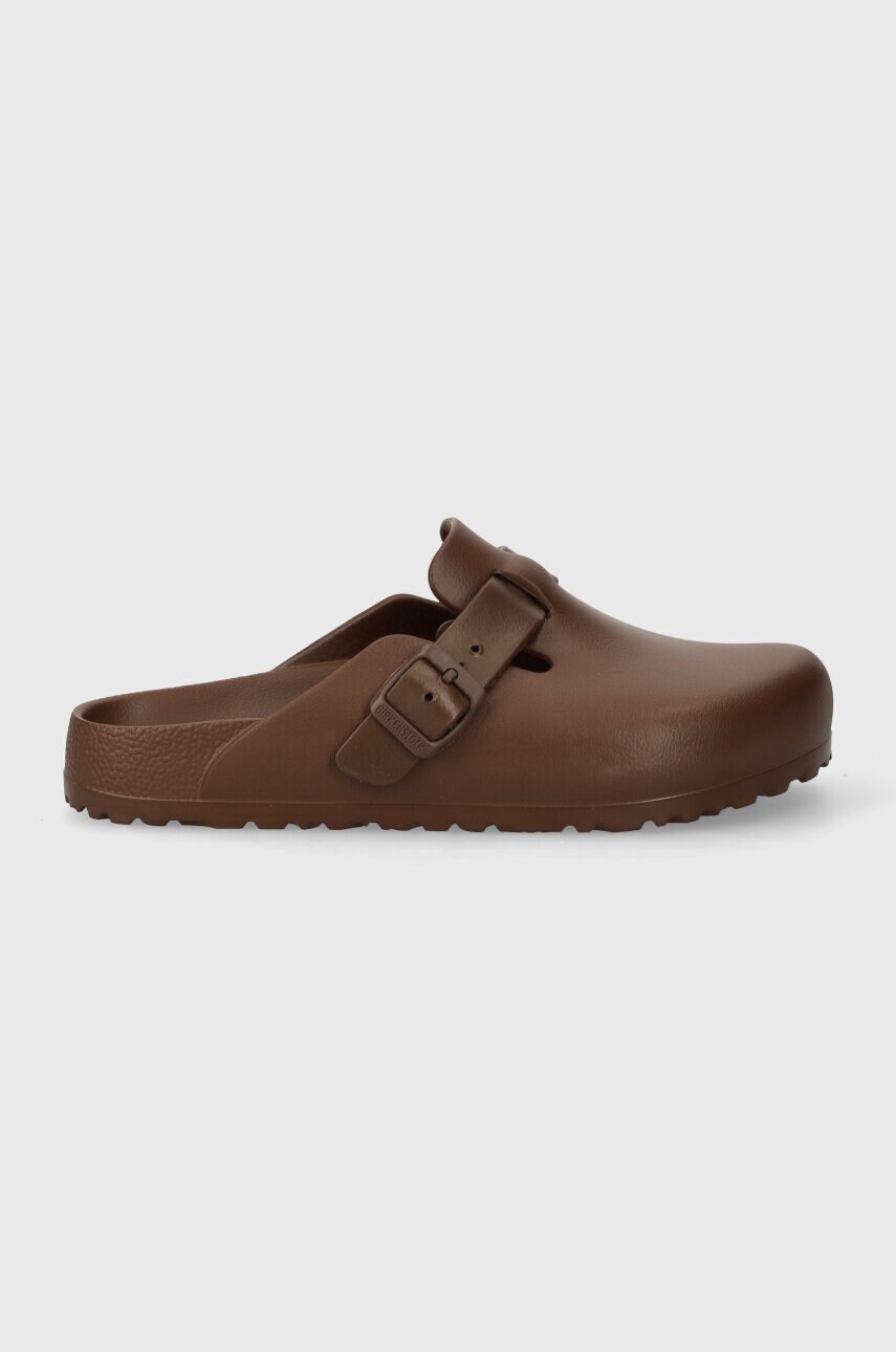 Шльопанці Birkenstock Boston Eva жіночі колір коричневий 1027363