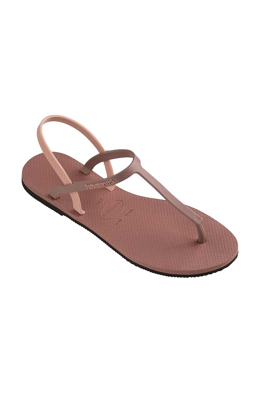 Сандалі Havaianas YOU PARATY жіночі колір рожевий 4148985.3544