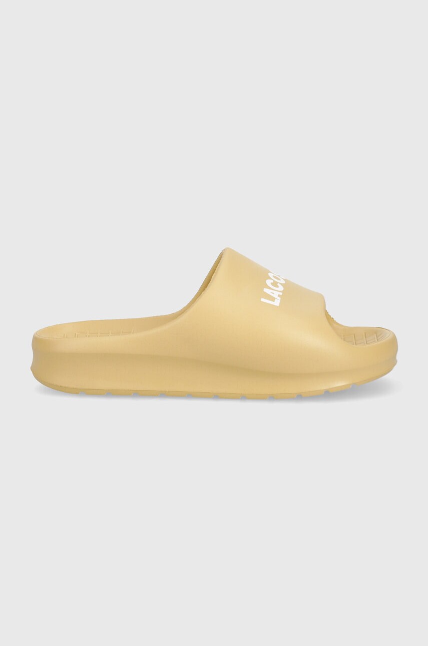 Шльопанці Lacoste Serve Slide 2.0 жіночі колір рожевий 47CFA0020