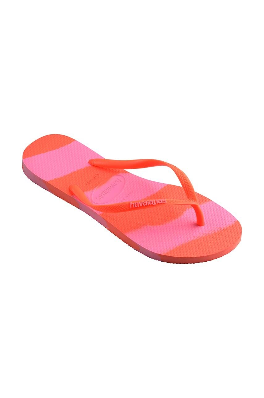 В'єтнамки Havaianas SLIM COLOR FUN жіночі колір помаранчевий на плоскому ходу 4149323.5572