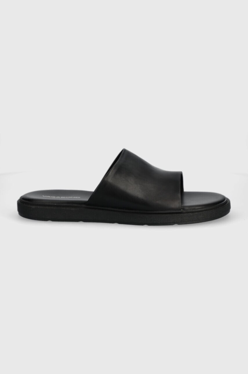 Шкіряні шльопанці Vagabond Shoemakers MASON чоловічі колір чорний 5765-001-20