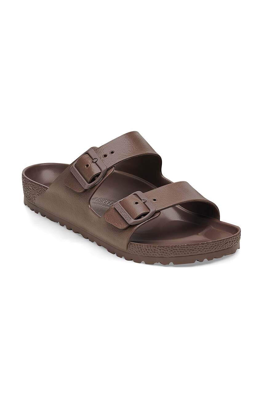 Шльопанці Birkenstock Arizona Eva чоловічі колір коричневий 1027328