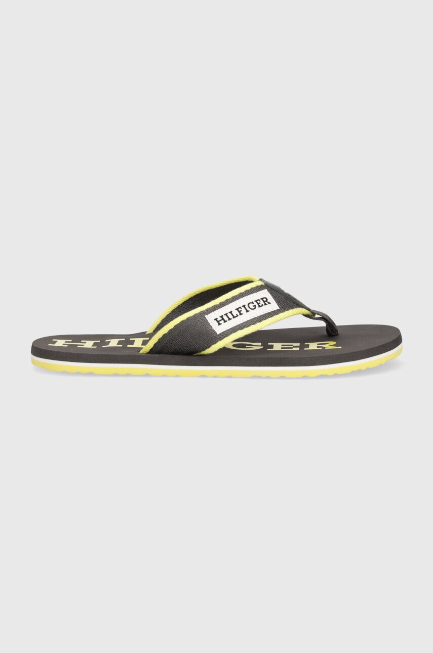В'єтнамки Tommy Hilfiger PATCH BEACH SANDAL чоловічі колір сірий FM0FM05024