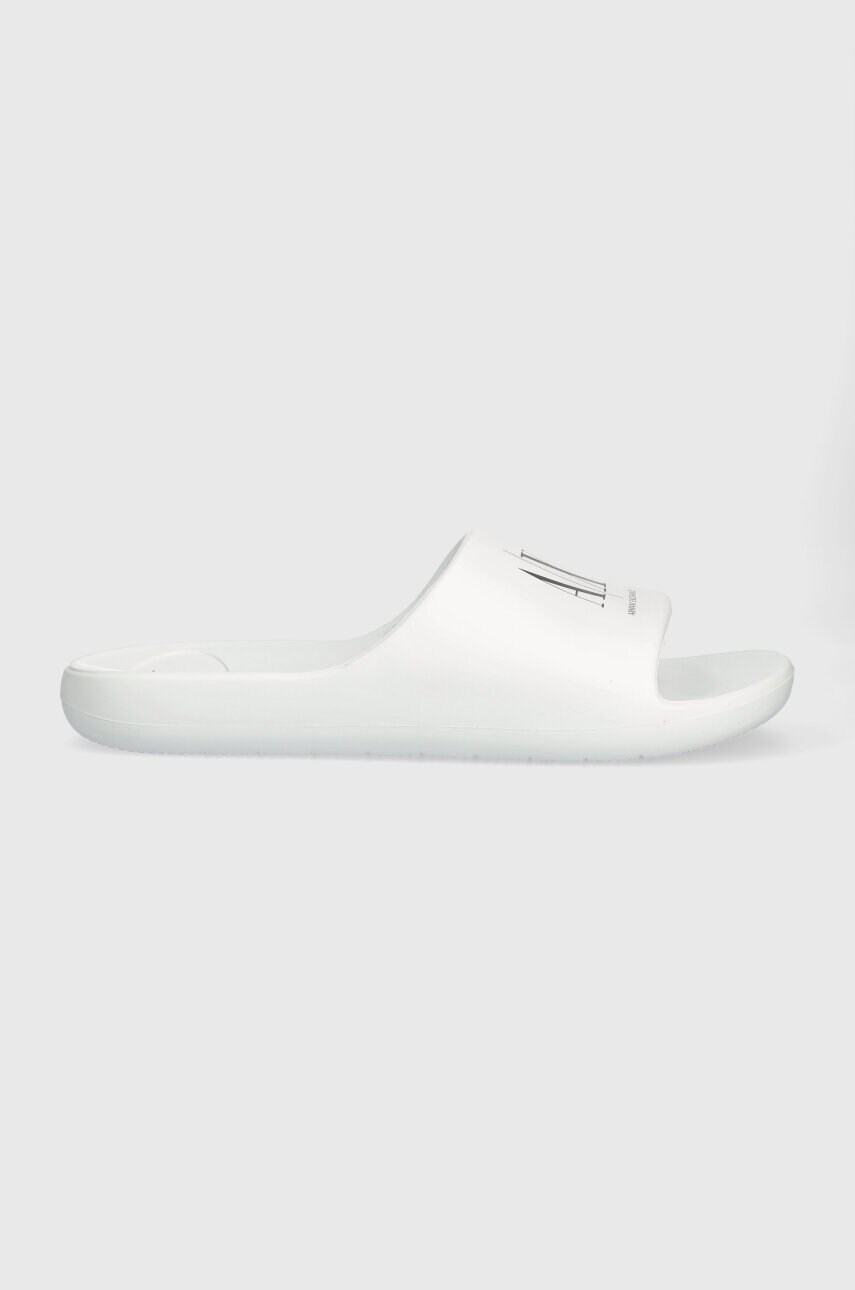Шльопанці Armani Exchange чоловічі колір білий XUP012 XV675 K488
