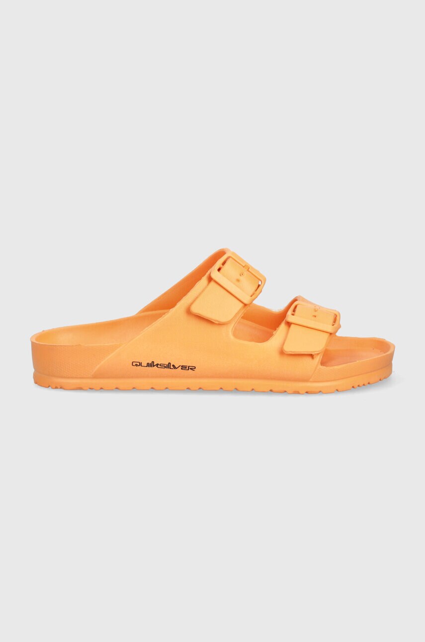 Шльопанці Quiksilver чоловічі колір помаранчевий