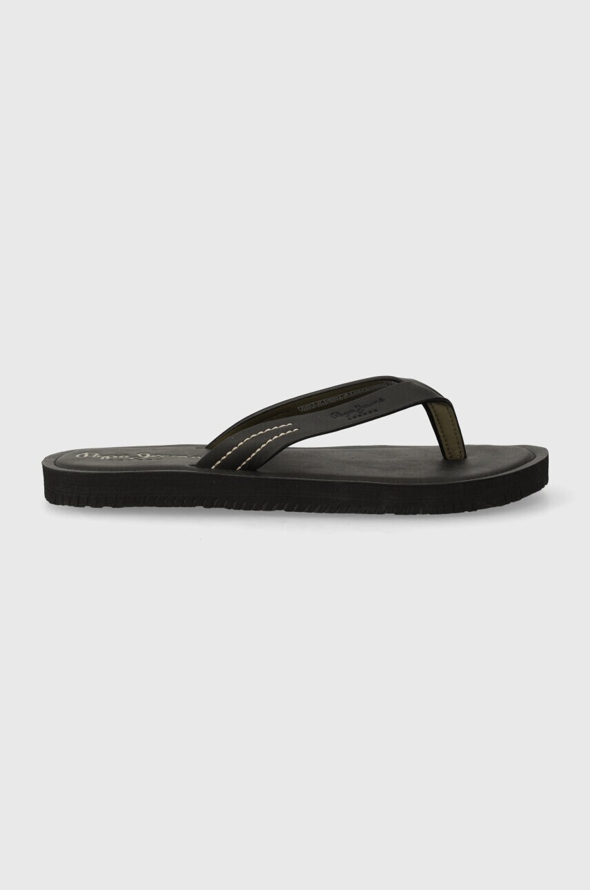 В'єтнамки Pepe Jeans PMS70141 чоловічі колір чорний SURF ISLAND