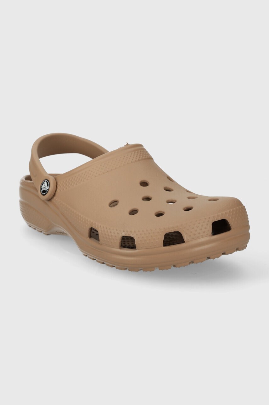 Шльопанці Crocs Classic колір коричневий 10001