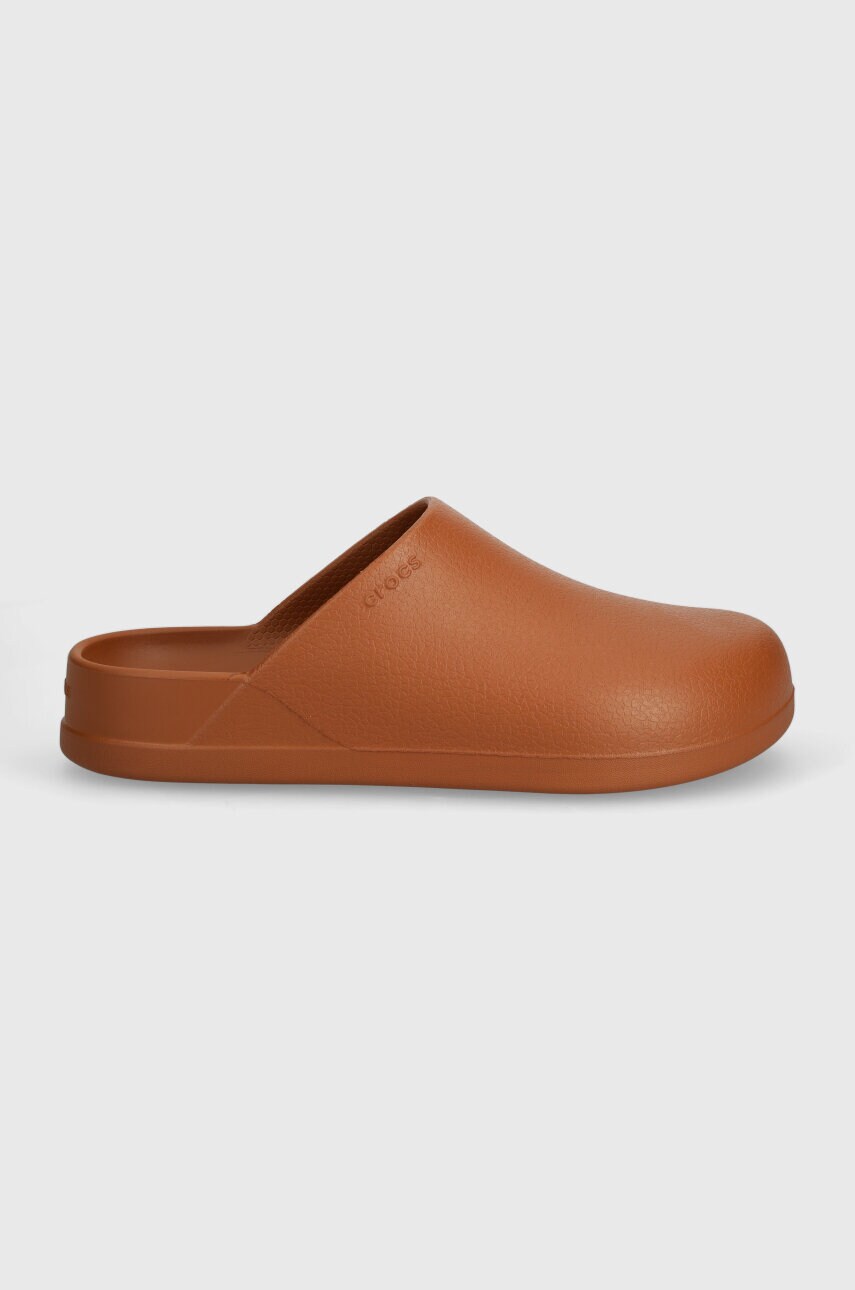 Шльопанці Crocs Dylan Clog чоловічі колір коричневий 209366