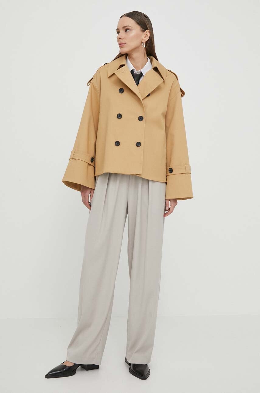 Куртка By Malene Birger жіноча колір бежевий перехідна oversize