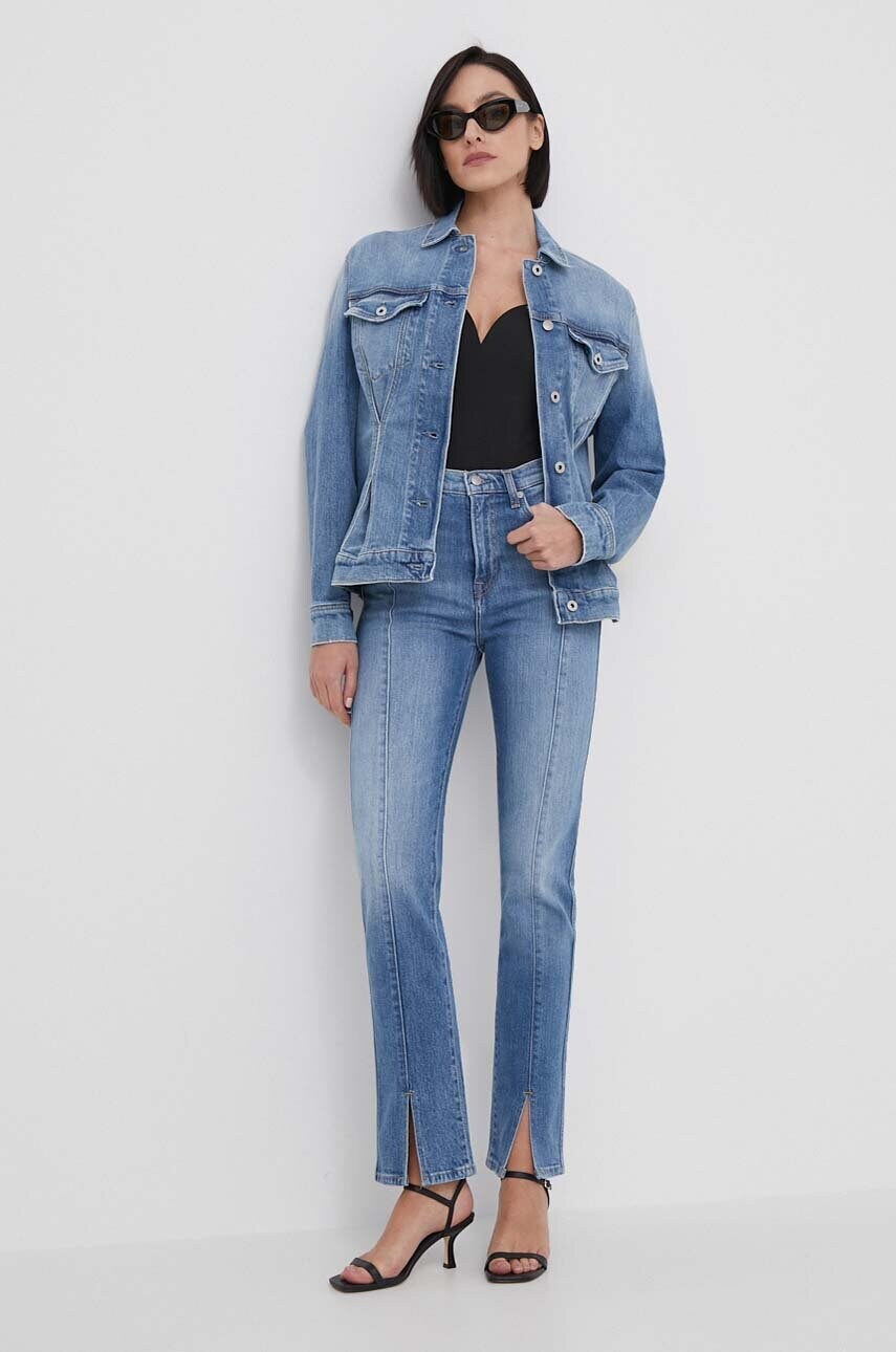 Джинсова куртка Pepe Jeans FREYA жіноча перехідна PL402381