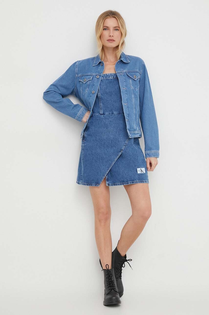 Джинсова куртка Pepe Jeans ROSE JACKET RCLM жіноча перехідна PL402387