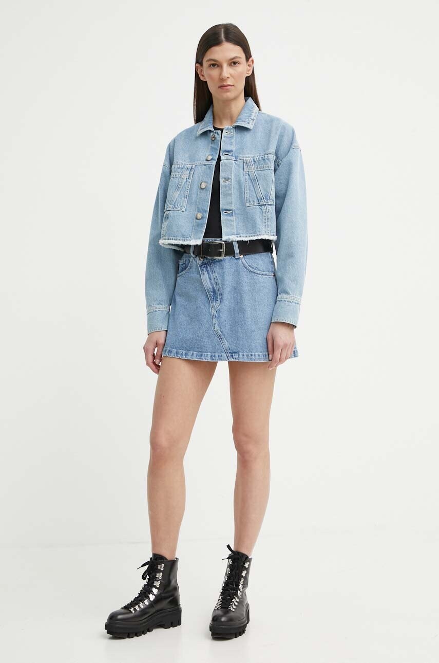 Джинсова куртка Alohas жіноча перехідна oversize