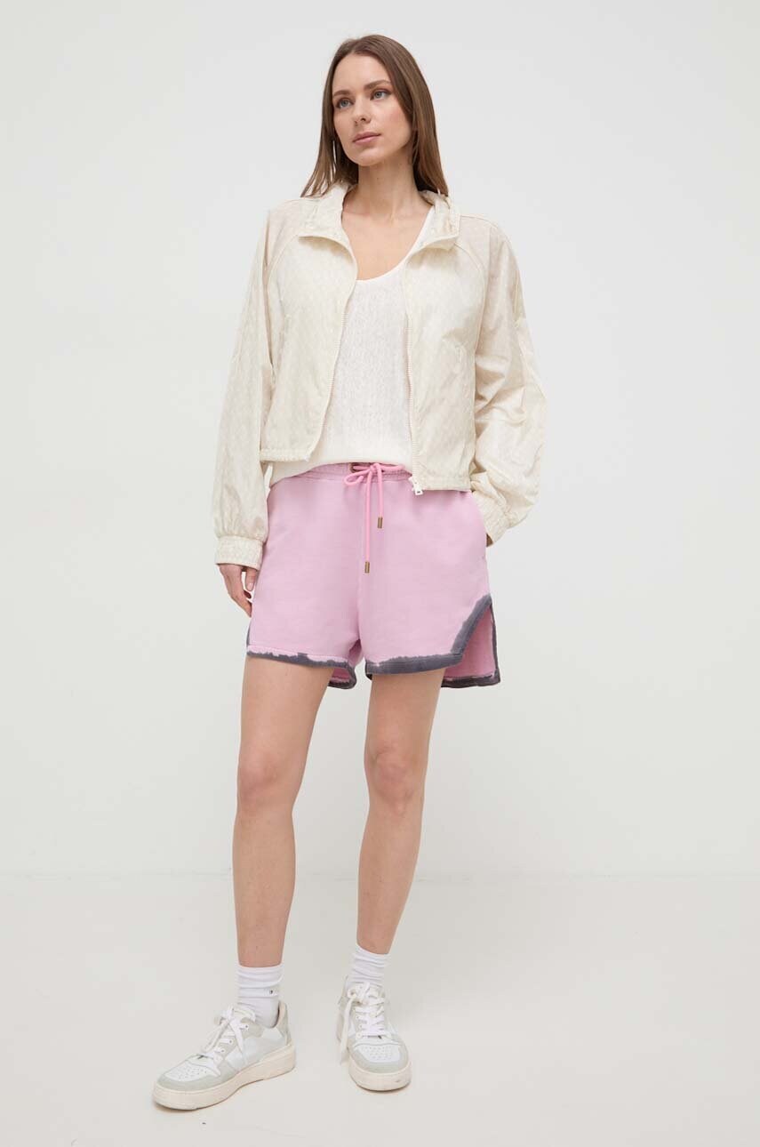 Куртка Miss Sixty жіноча колір бежевий перехідна oversize