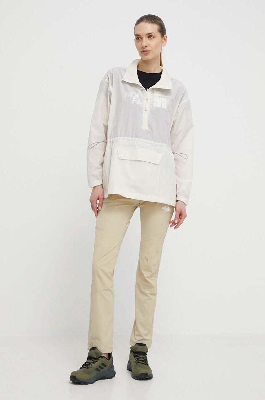 Куртка Columbia жіноча колір бежевий перехідна oversize