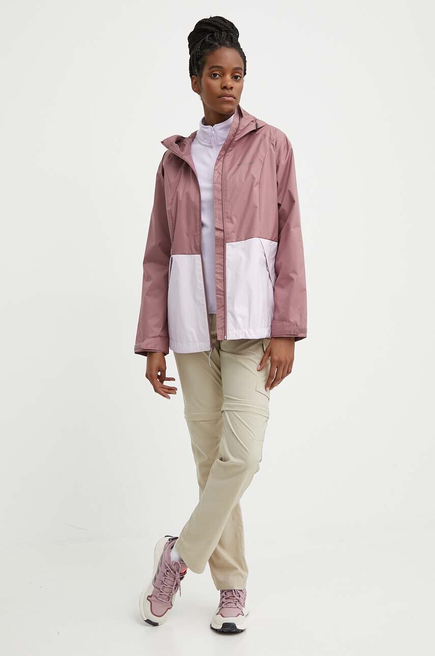 Куртка outdoor Columbia Inner Limits III колір рожевий