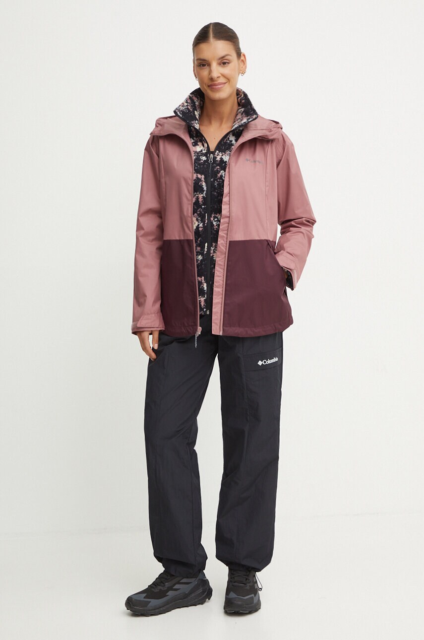 Куртка outdoor Columbia Inner Limits III колір фіолетовий