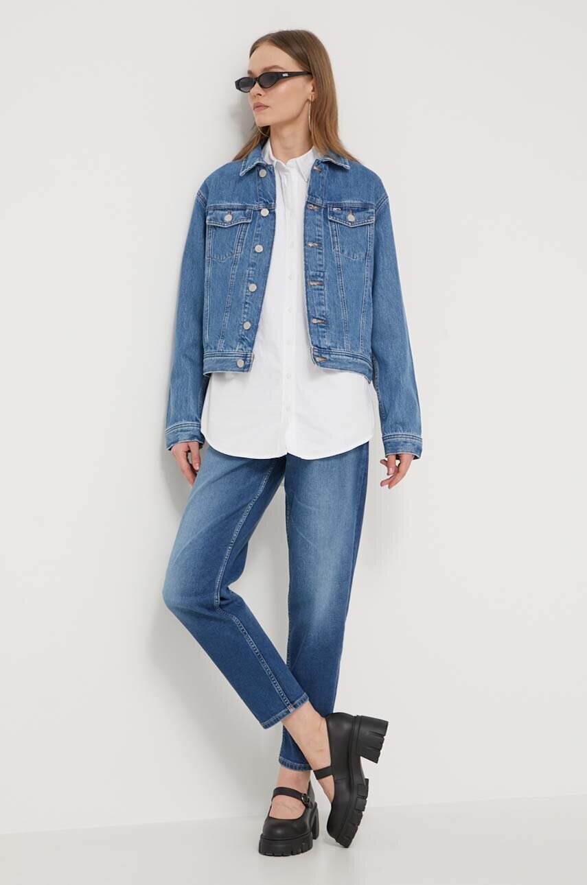 Джинсова куртка Tommy Jeans жіноча перехідна