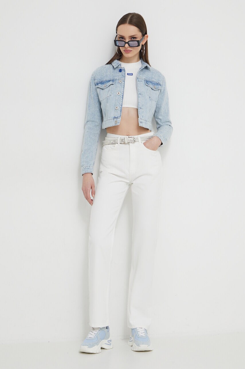 Джинсова куртка Karl Lagerfeld Jeans жіноча перехідна