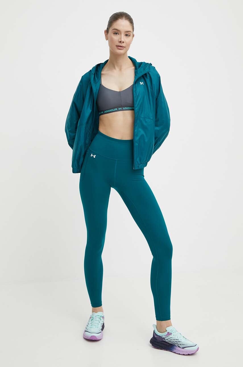 Вітровка Under Armour Rival колір зелений перехідна