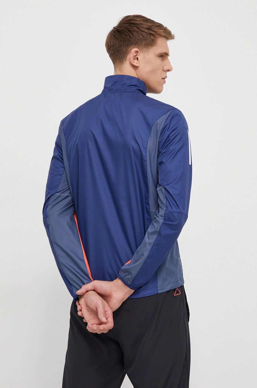 Вітровка adidas Performance Own the Run колір синій перехідна