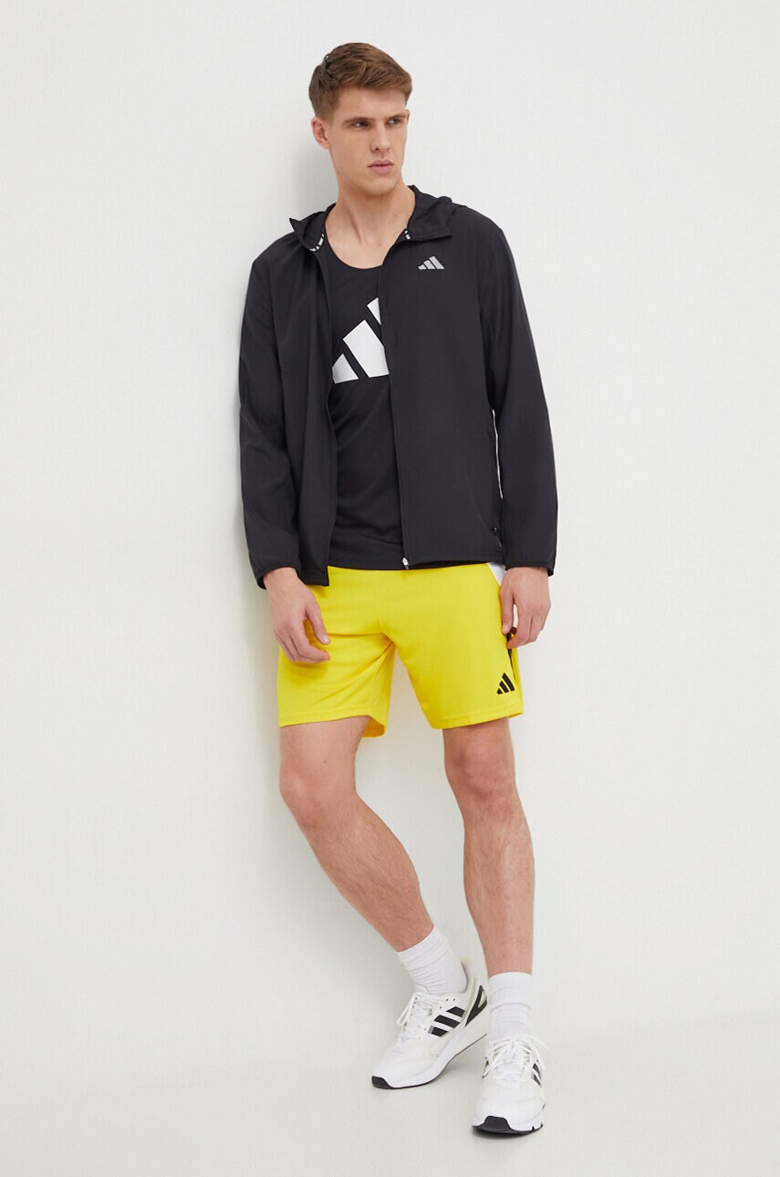 Бігова куртка adidas Performance Run It колір чорний перехідна