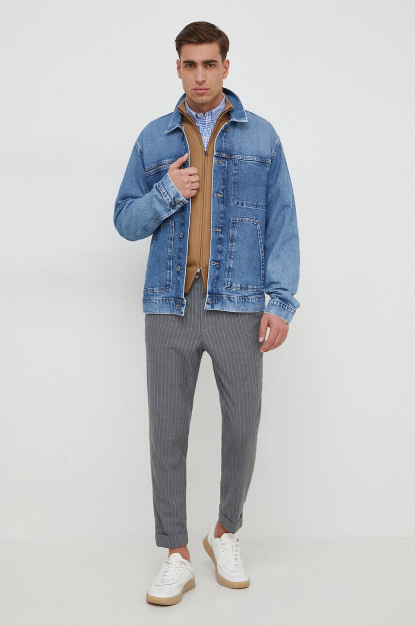 Джинсова куртка Pepe Jeans YOUNG WORK чоловіча перехідна PM402884