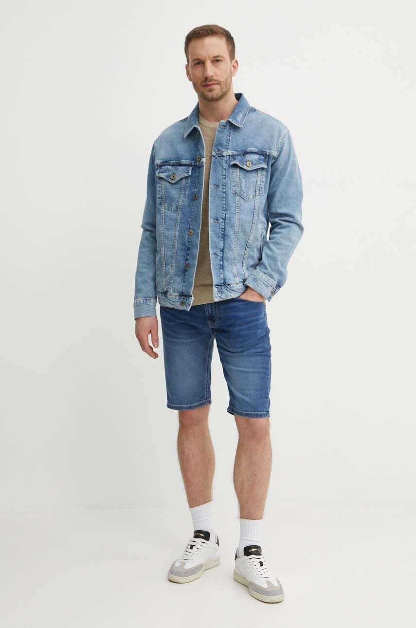 Джинсова куртка Pepe Jeans RELAXED JACKET чоловіча перехідна oversize PM402972RH8